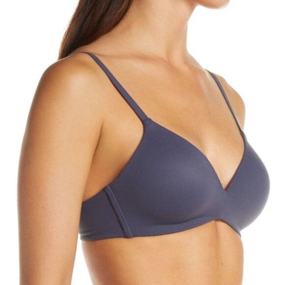 🔆WACOAL🔆 How Perfect No-Wire Contour Bra - [size 32D in Graphite] - Picture 1 of 9